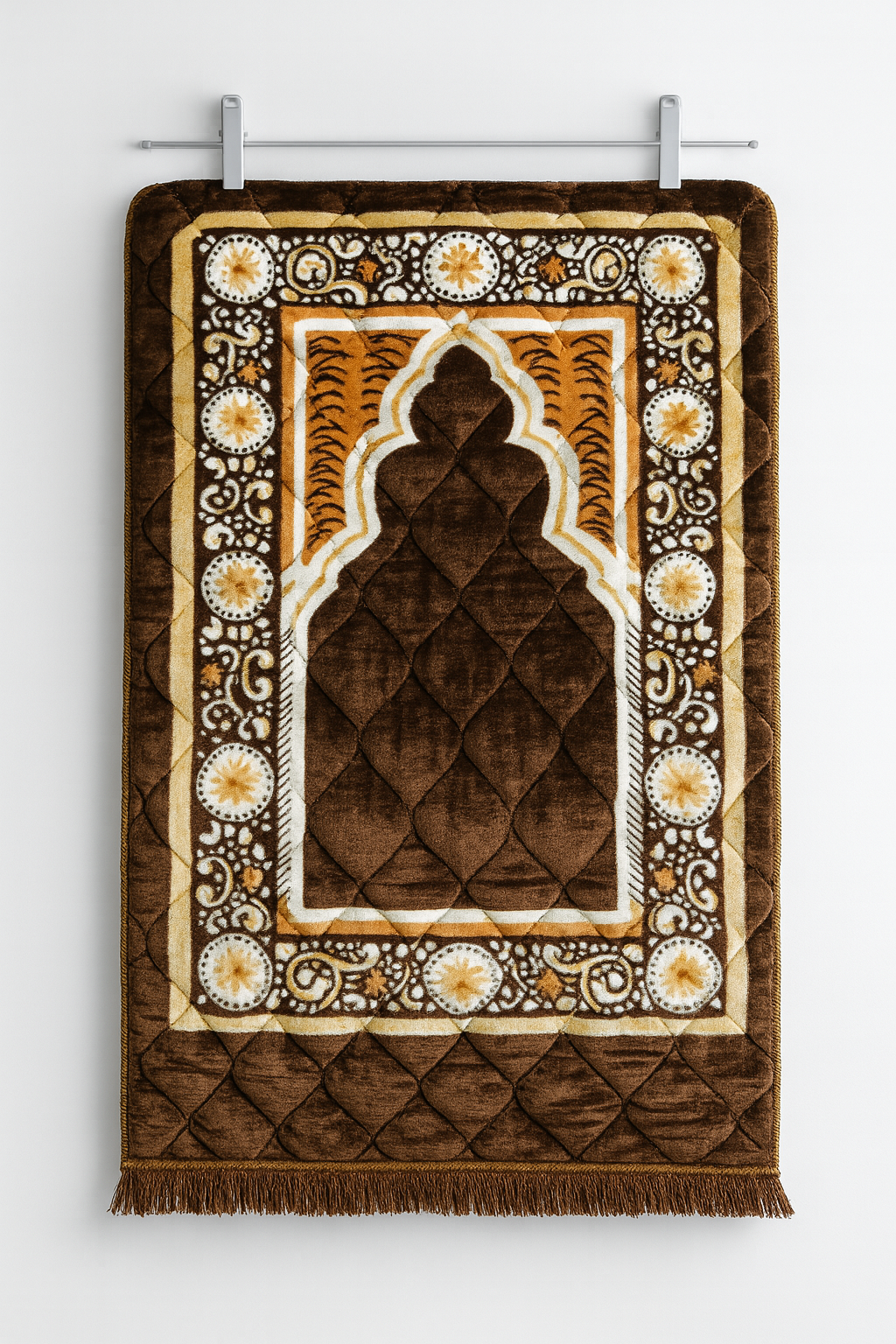 Arch Design Foam Padded Velvet Janemaz