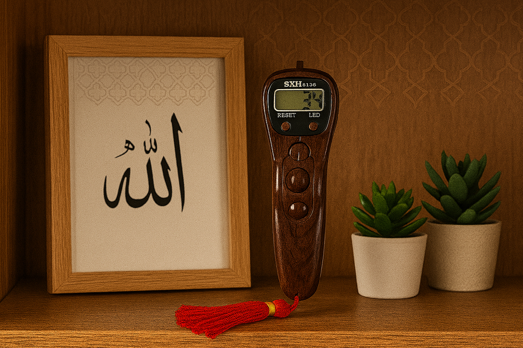 Al-Firdaws Beads – Dark Walnut Digital Tasbih