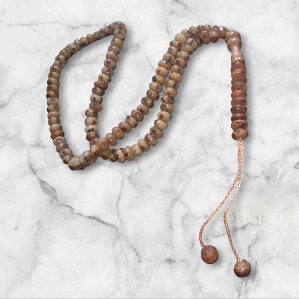 Al-Firdaws Beads – Date Seeds Tasbih (Handmade Natural Prayer Beads)